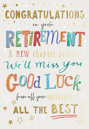 Picture of CONGRATULATIONS ON YOUR RETIREMENT CARD